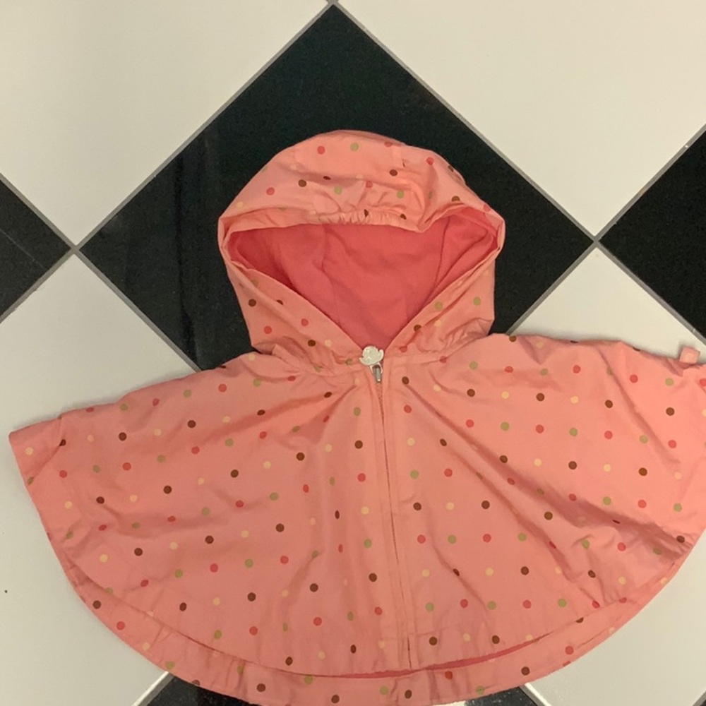 Baby Gap Hooded Zip-Up Rain Poncho (Toddler Cape/Jacket)